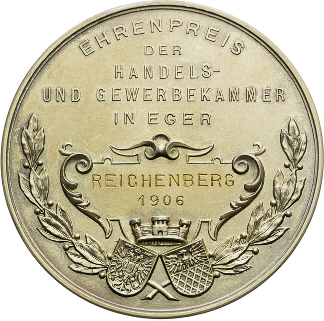 Silver medal 1906 - back