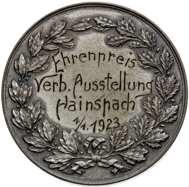 Medal 1923 - back