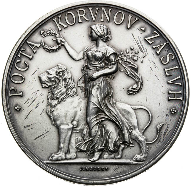 Silver medal  - front