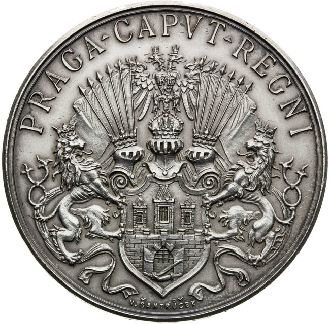 Silver medal  - back