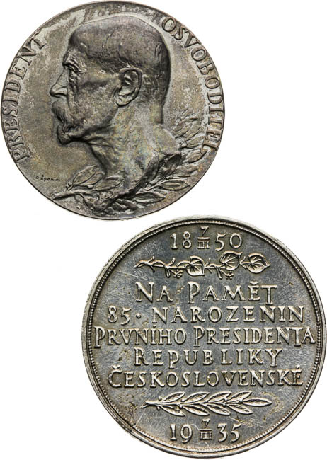 Silver medals (2pcs) - front