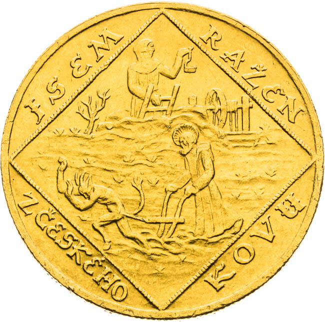 Gold Medal 1928 (4 Ducats) - front