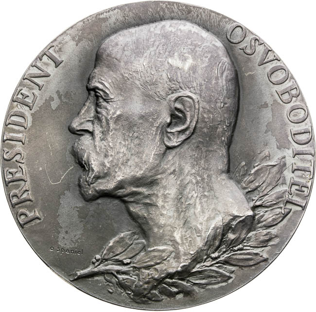 Stříbrná medaile 1937 (Velká verze) - avers