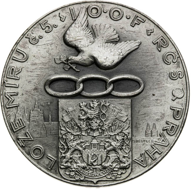 Stříbrná medaile 1937 - avers