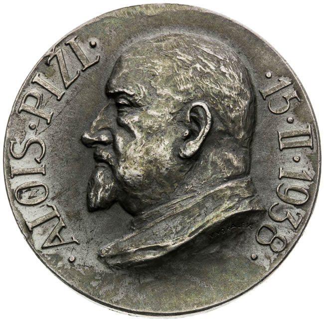 Stříbrná medaile 1938 - avers