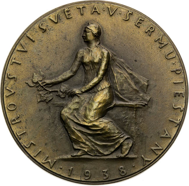 Medaile 1938 - avers