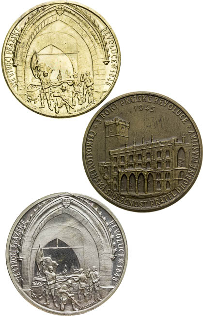Medal 1948 (3 pcs) - back