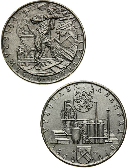 Silver medals 1949 (2 pcs) - front