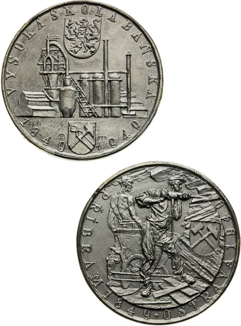 Silver medals 1949 (2 pcs) - back