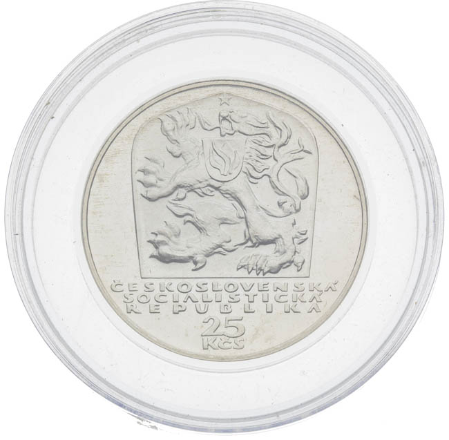 25 Koruna 1969 - back