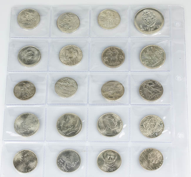 Silver coins (24 pcs) - front