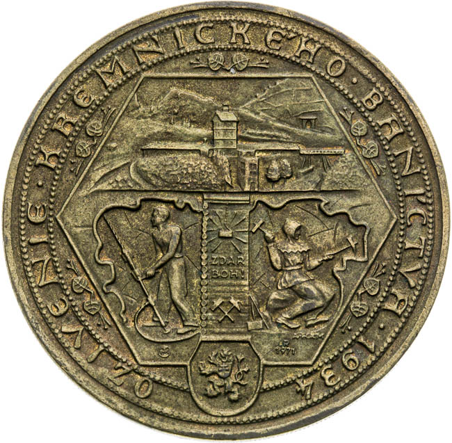 Medal 1934/1971 - back