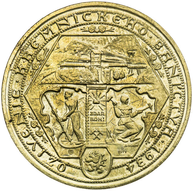 Medal 1934/1971  - back