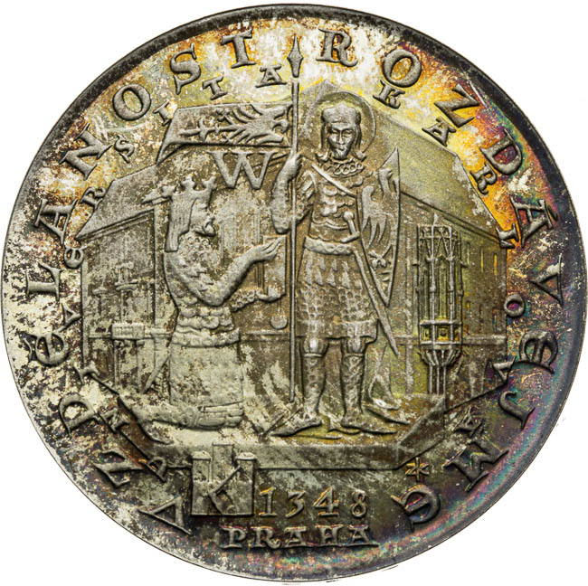 Silver medal 1978 - back