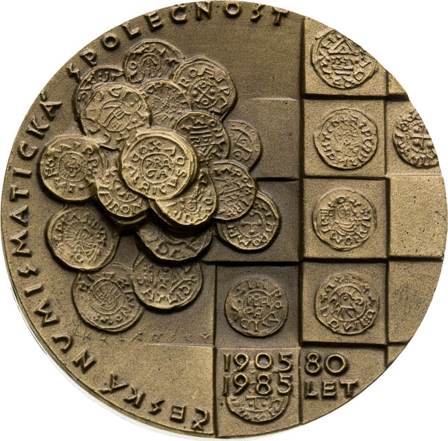 Medaile 1985 - revers