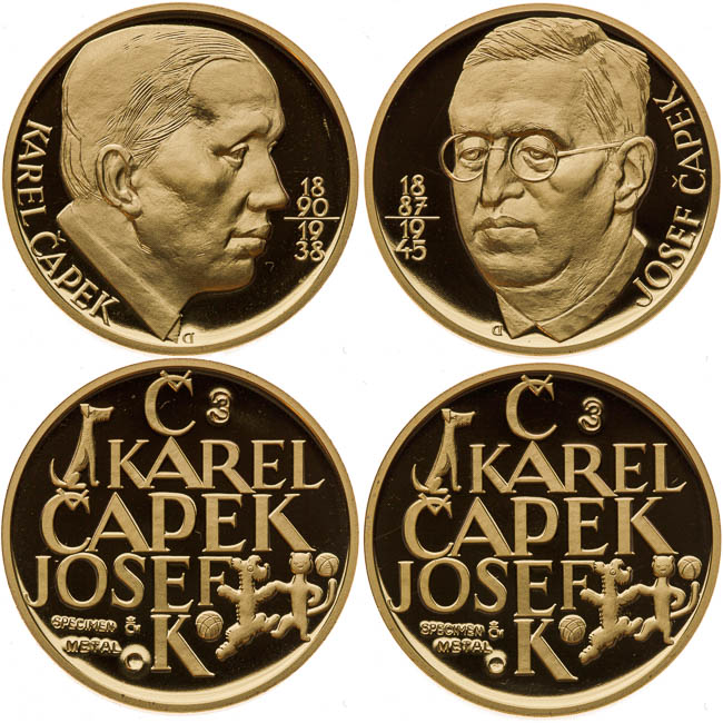 Medaile 2015 (2 ks) autorský odražek - avers