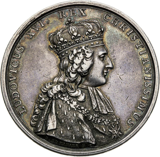 Stříbrná medaile 1729 - avers