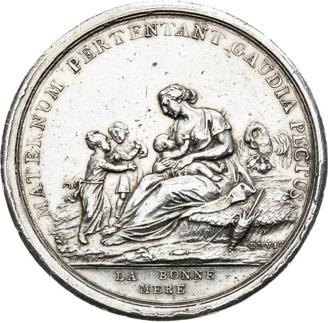 Stříbrná medaile 1745 - avers
