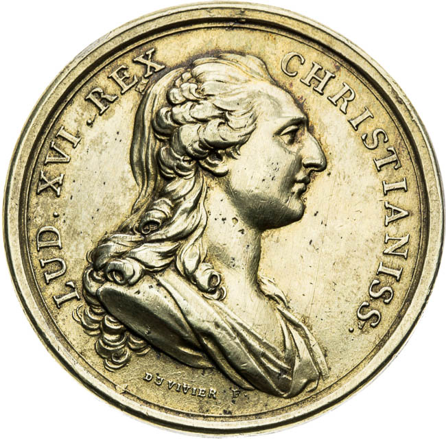 Silver medal 1777 - front