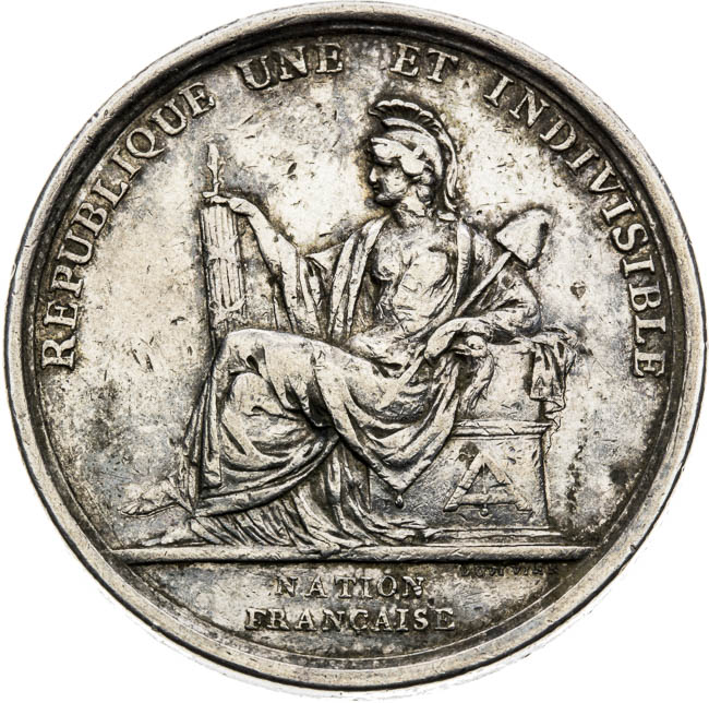 Stříbrná medaile 1793 - avers