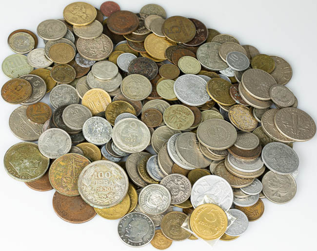 Coins (215 pcs) - front