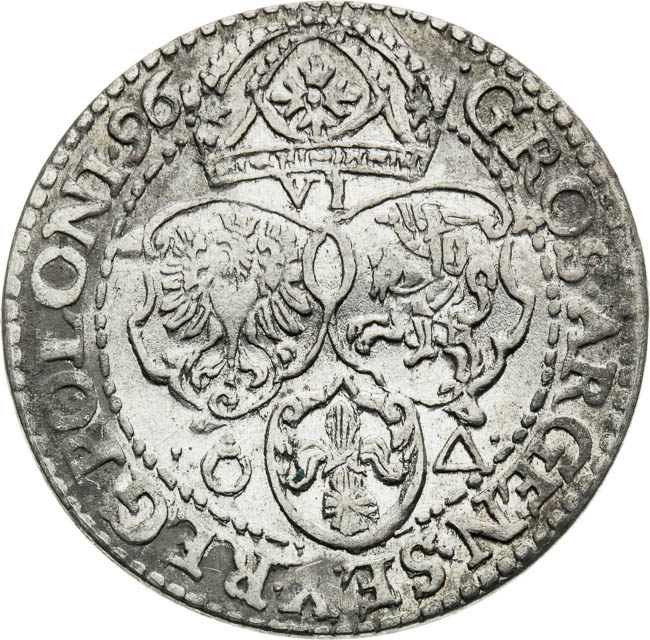 6 Groschen 1596 - back