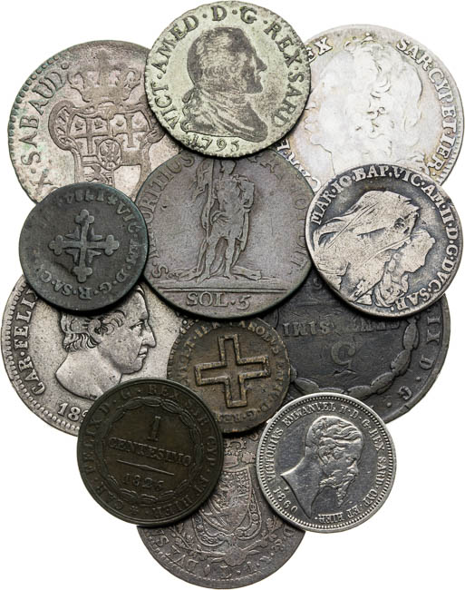 Lot of coins (12 pcs) - front