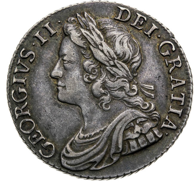 Shilling 1741 - front