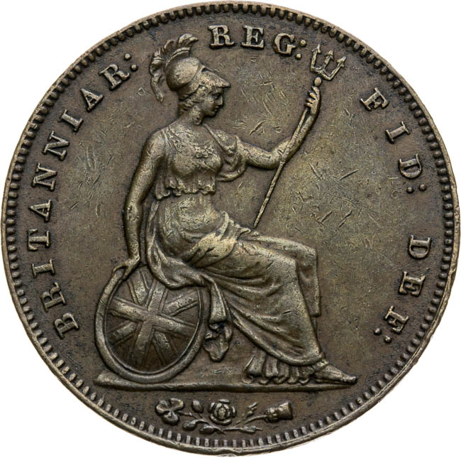 Penny 1857 - revers