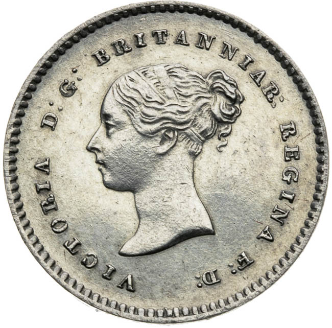 Maundy Two pence 1869 - front