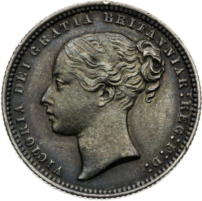 Shilling 1871 - front