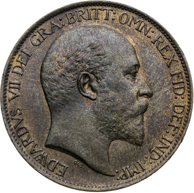 Half penny 1902 - front