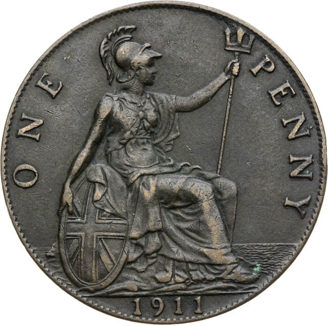 Penny 1911 - back