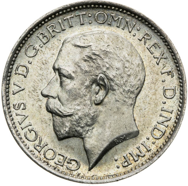 Maundy Four pence 1923 - front
