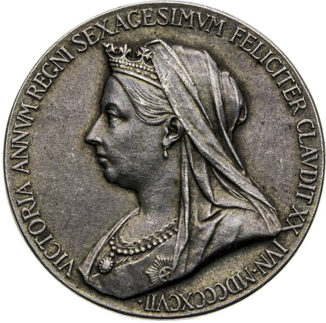 Silver medal 1897 - front
