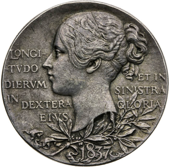 Silver medal 1897 - back