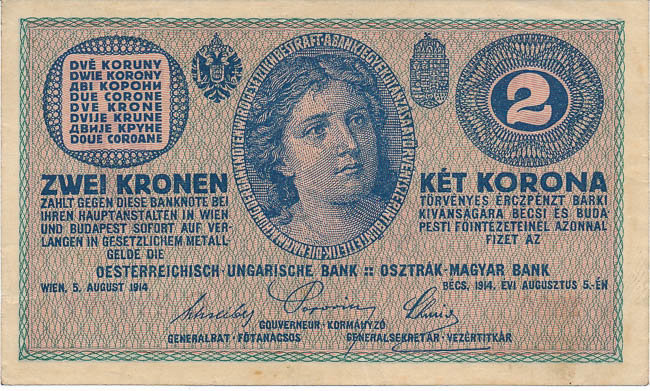 2 Korona 1914 - avers