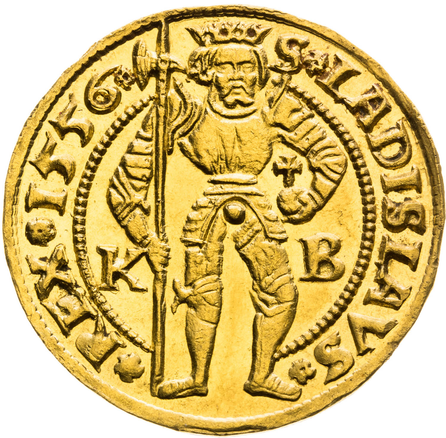 Dukát 1556 - reverz