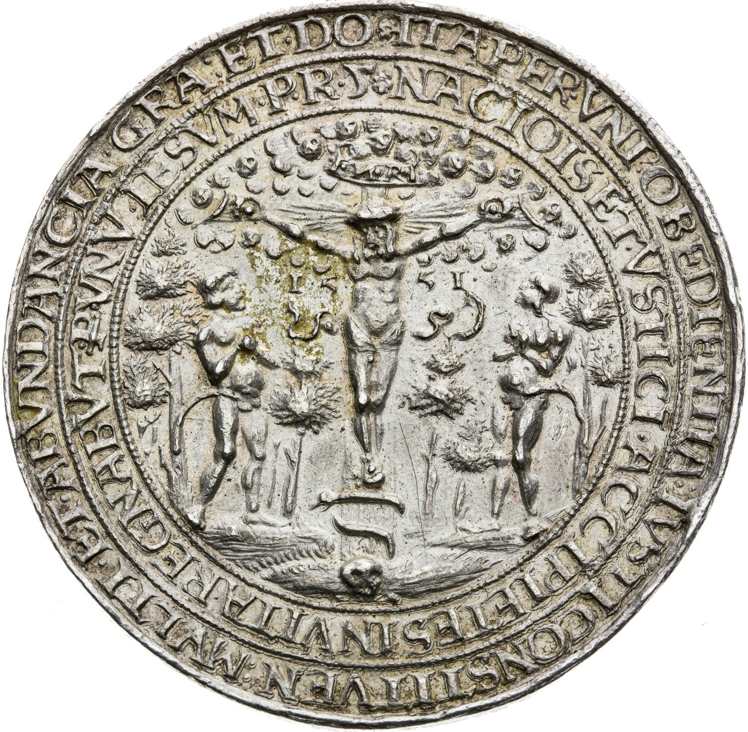 Silver medal (1551) - back