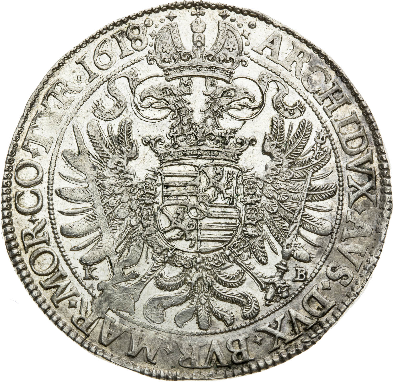 Thaler 1618 - back