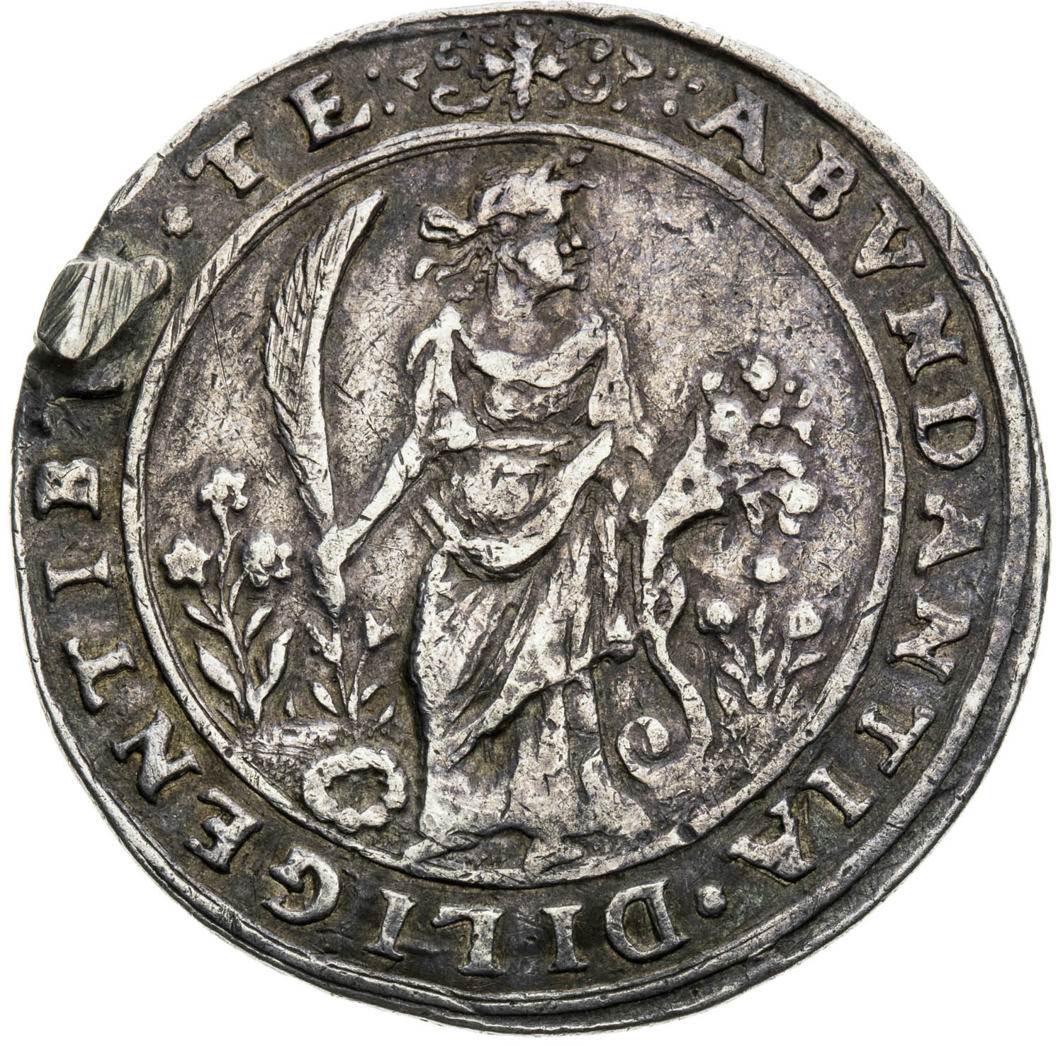 Silver medal (1608) - back