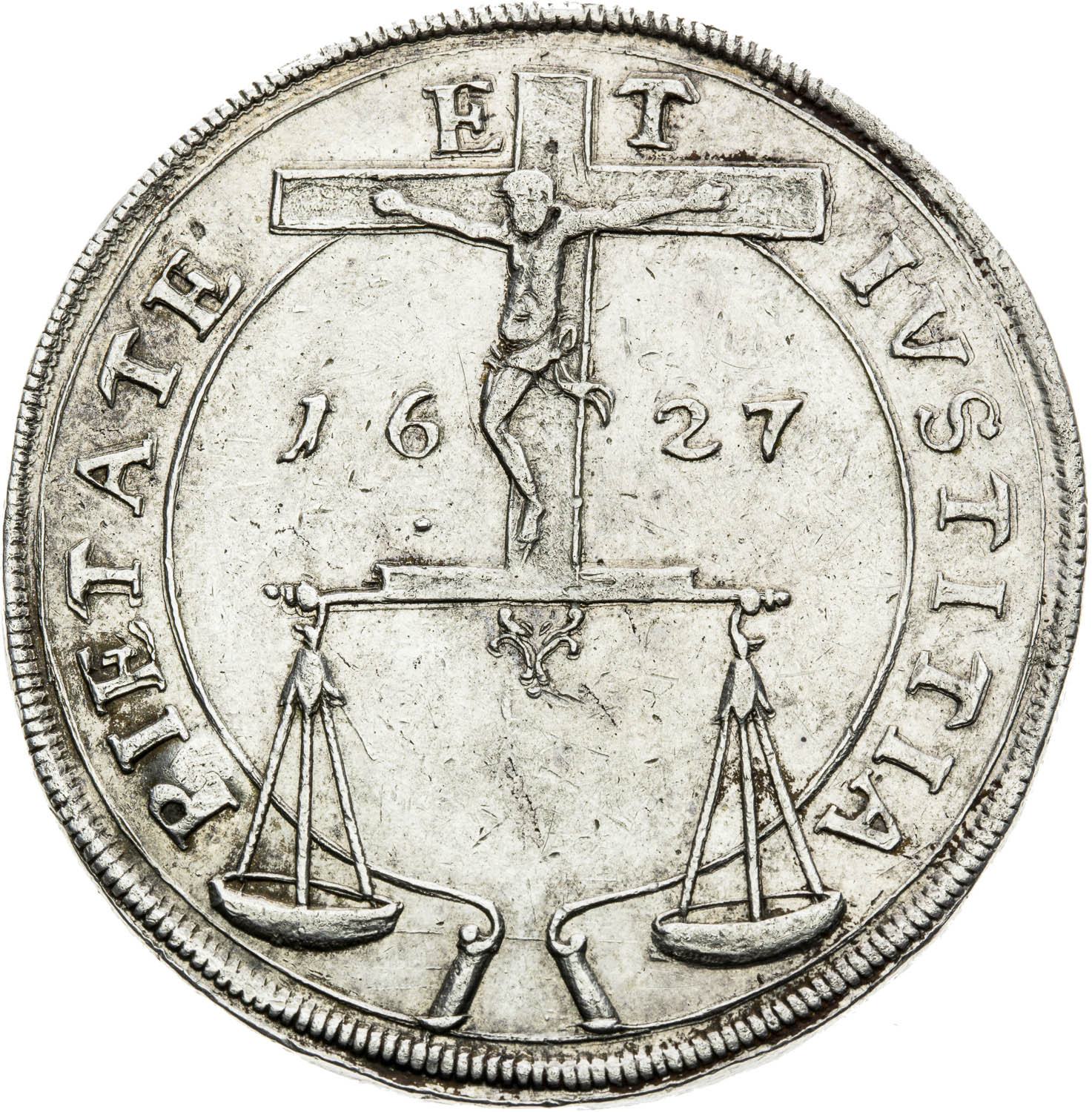 Stříbrná medaile 1627 (Tolar) - revers