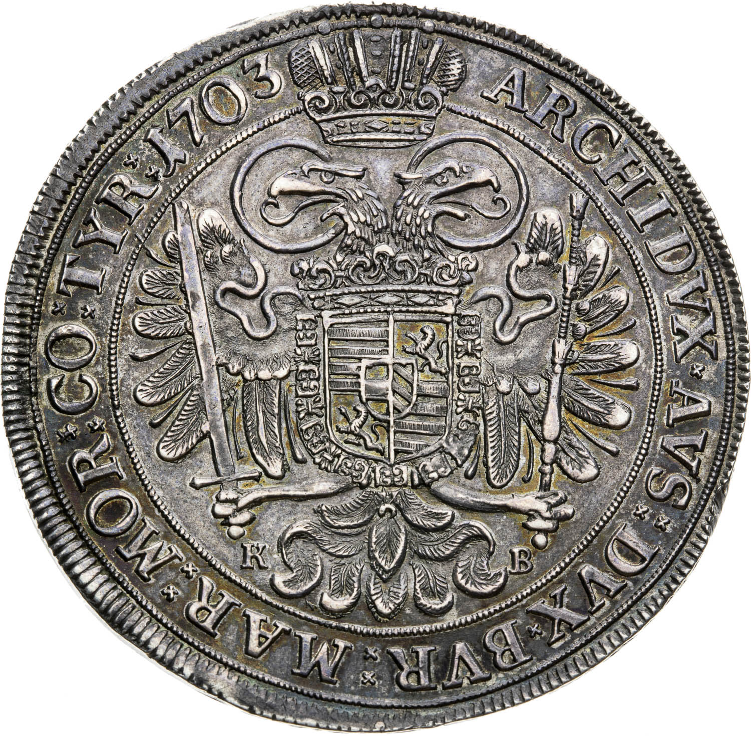 Thaler 1703 - back