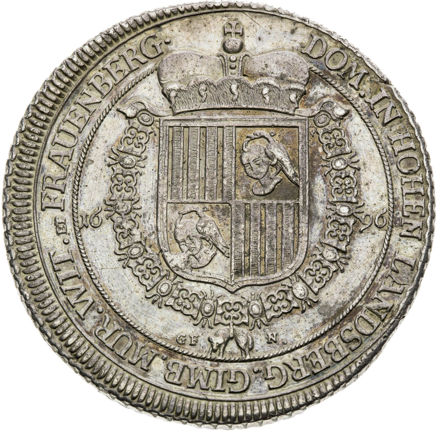 Thaler 1696 - back