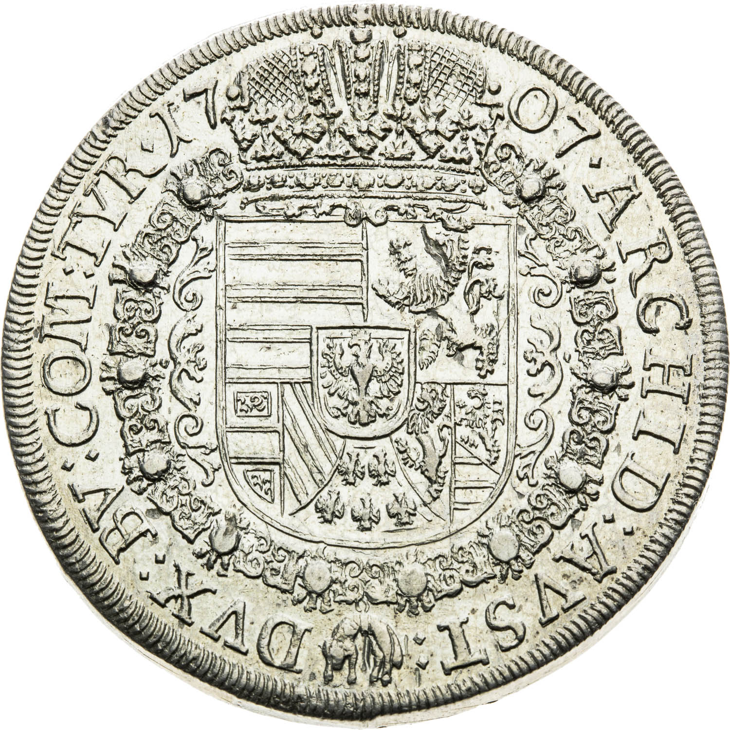 Thaler 1707 - back