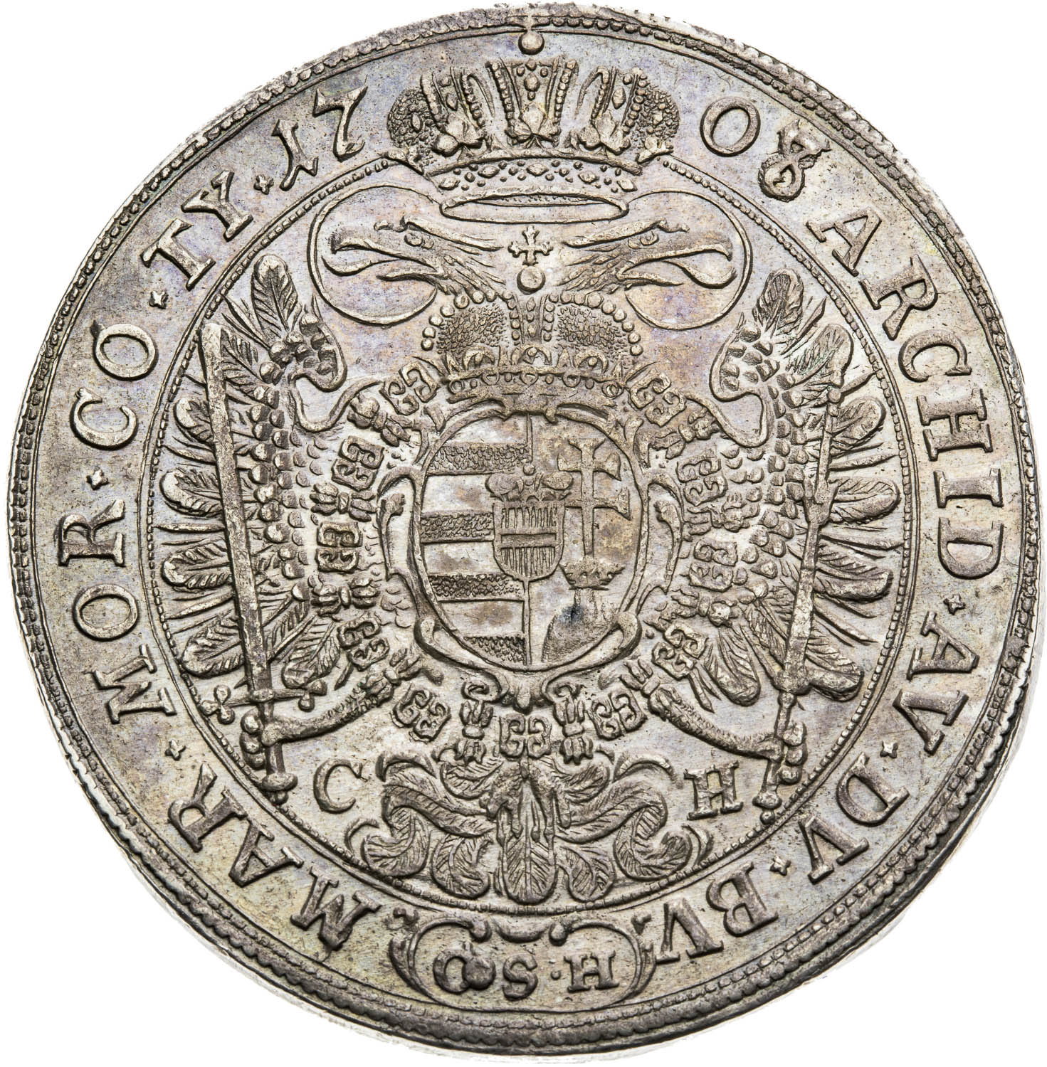 Thaler 1708 - back