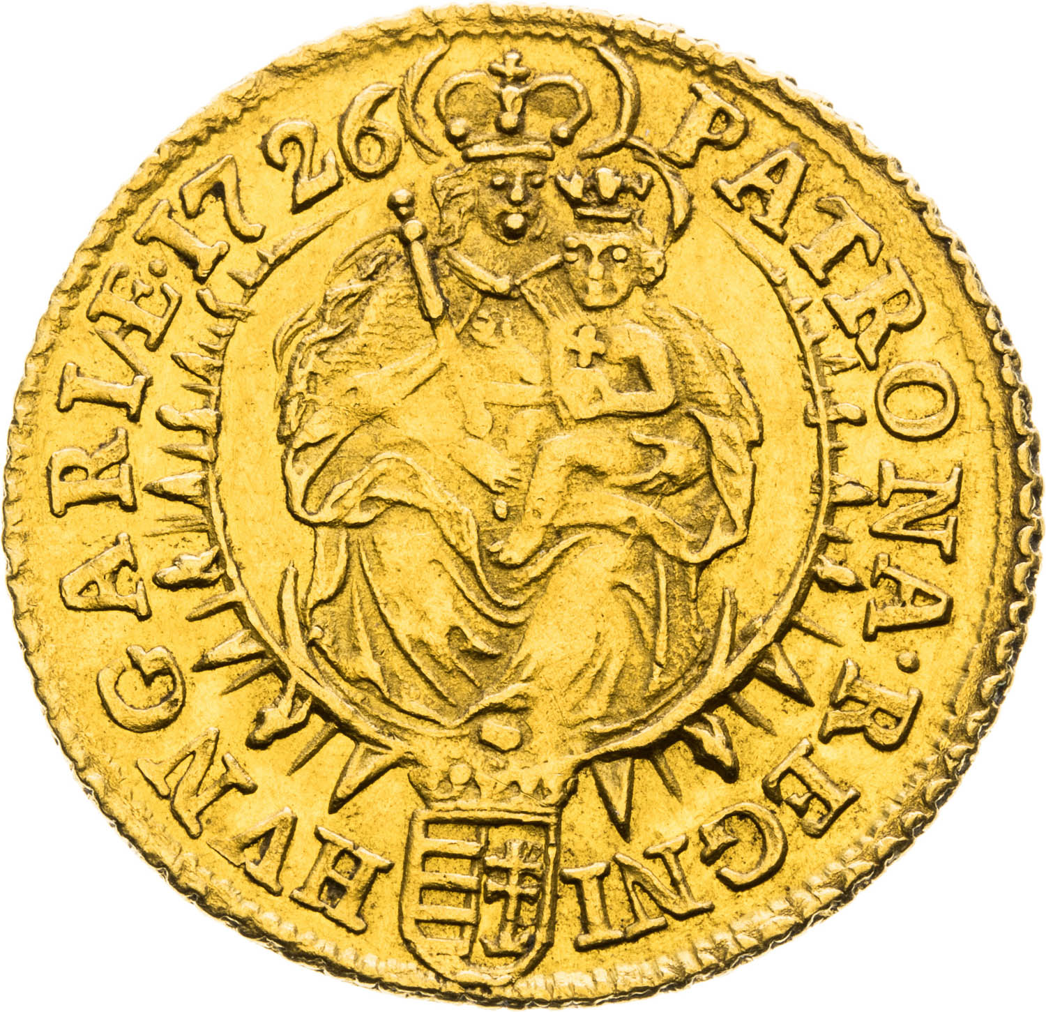 Ducat 1726 - back