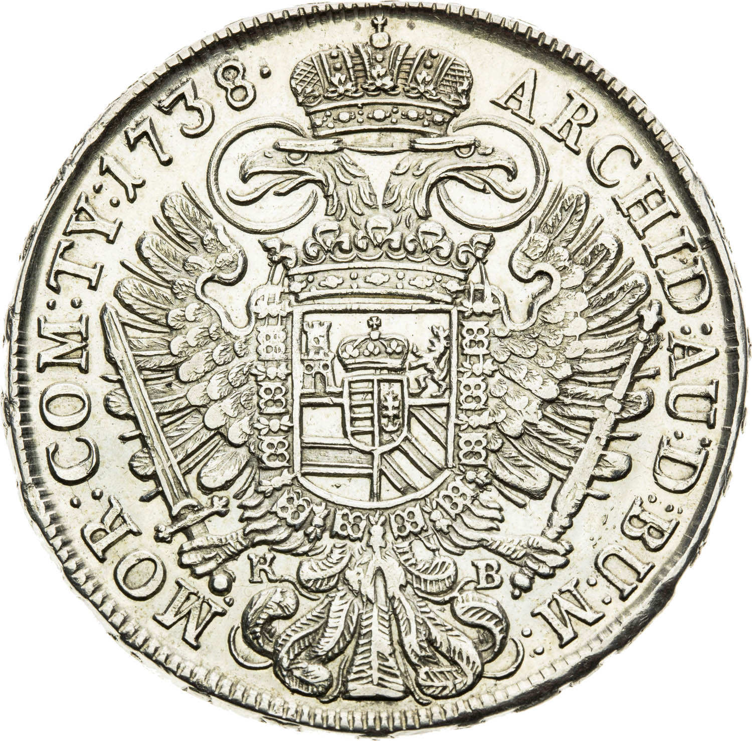 Thaler 1738 - back