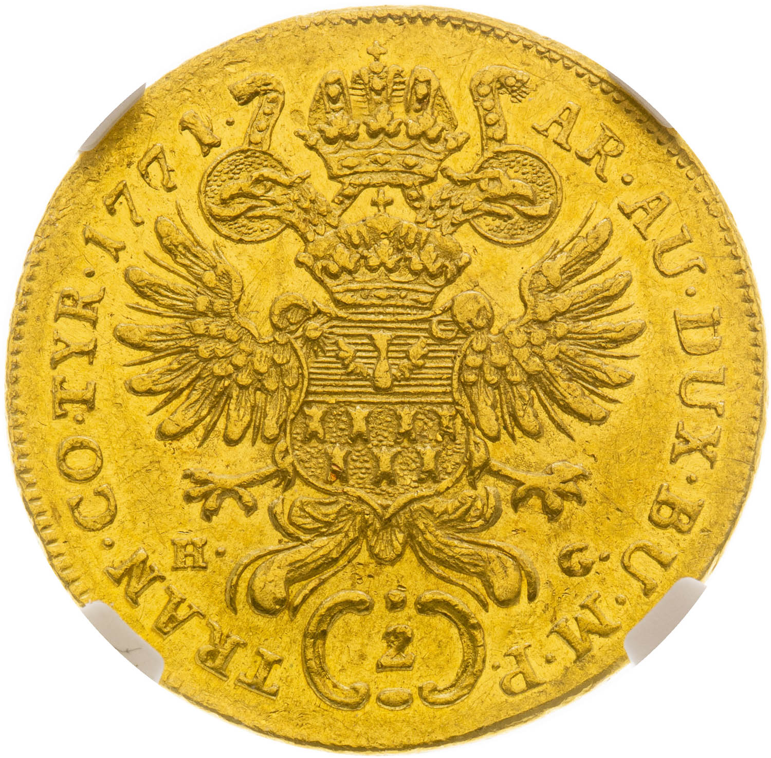 2 Dukát 1771 - reverz