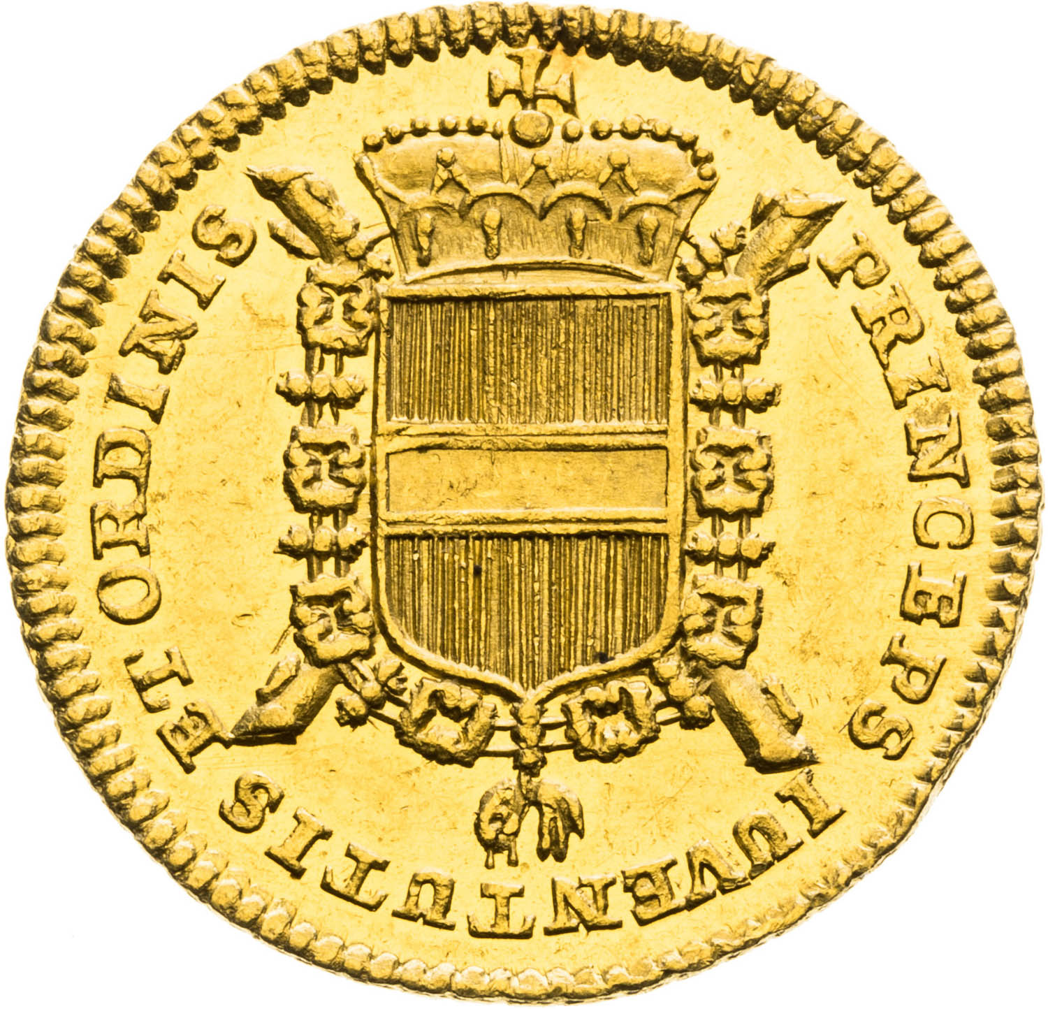 Zlatý žeton 1741 (1/2 Dukát) - reverz